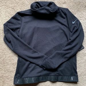 Black Nike High Neck Sweatshirt